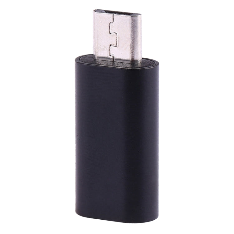 Adaptateur convertisseur USB-C / Type-C femelle vers micro USB mâle (noir)