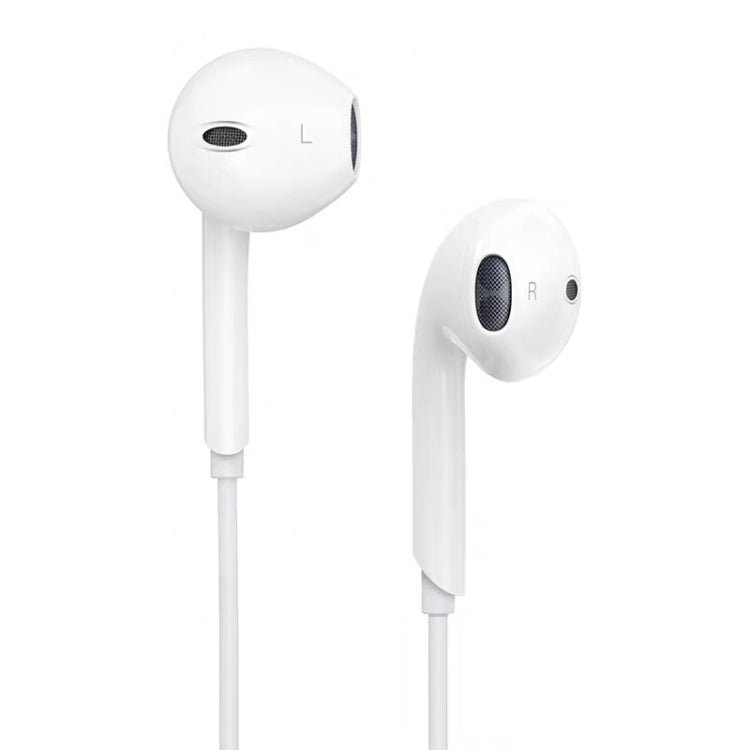 WK Y10 Wired Control Earphone 3.5mm Wired Support Call &amp; Wake Up Siri &amp; Take Pictures Cable Length: 1.2m (White)