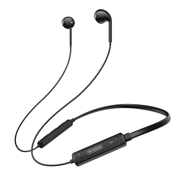 WK V28 Bluetooth 5.0 Magnetic Magnetic Wireless Sports Bluetooth Earphone Support 32GB Micro SD