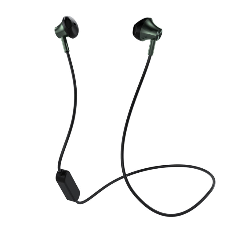 WK V28 Magnétique intra-auriculaire sans fil Bluetooth 5.0 Sports Earphone Support TF Card (Noir)