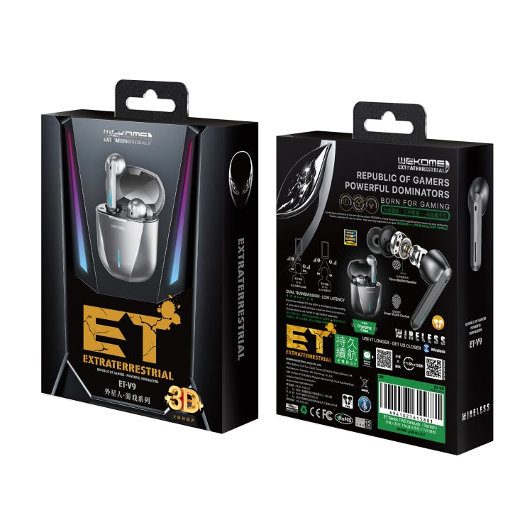 WK ET-V9 ET ET Series TWS Wireless Bluetooth 5.0 Gaming Headset (Tarnish)