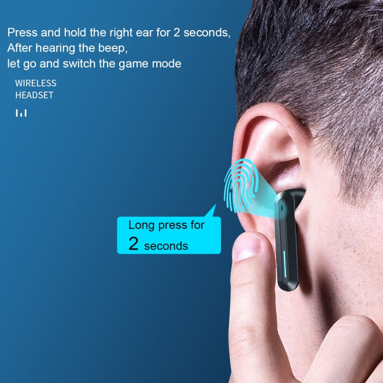 WK ET-V9 ET ET Series TWS Wireless Bluetooth 5.0 Gaming Headset (Tarnish)