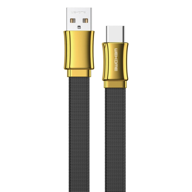 WK WDC-139 3A USB a USB-C / TYPE-C King Kong Serie Cable de Datos (Oro)