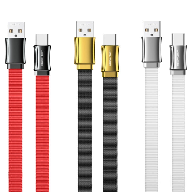 WK WDC-139 3A USB to USB-C / TYPE-C King Kong Series Data Cable (Red)