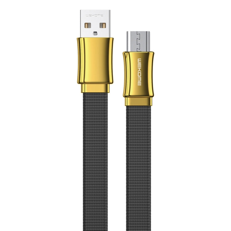 WK WDC-139 3A USB a Micro USB King Kong Serie Cable de Datos (Oro)