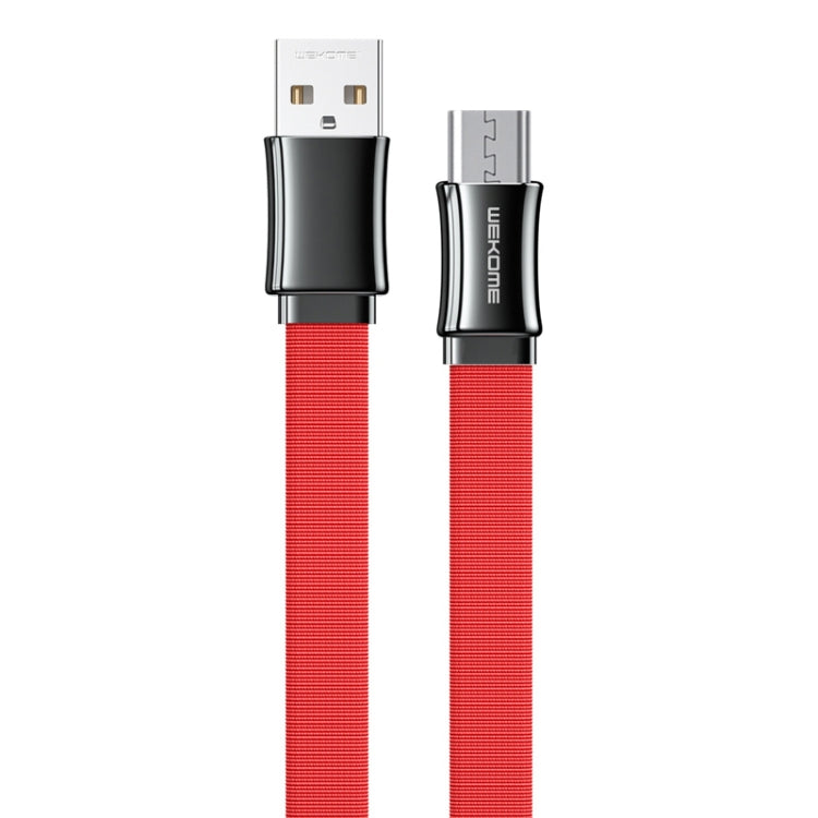 WK WDC-139 3A USB to Micro USB King Kong Serial Data Cable (Red)
