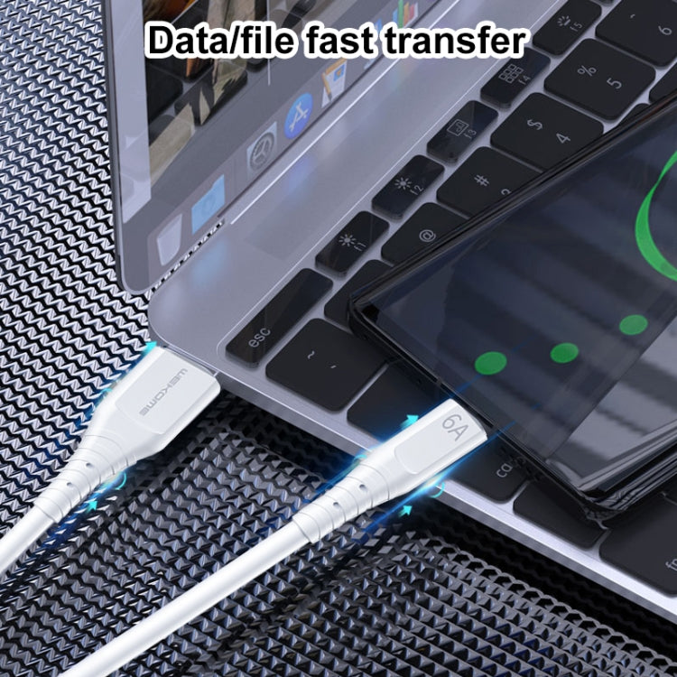 WKWDC-158m6 Silicone MicroUSB Fast Charging Cable Length: 1.5m