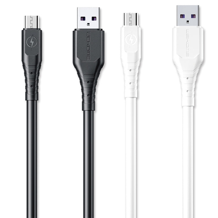 WK WDC-152 6A Micro USB Charge Rapide Câble de Charge Longueur : 1m (Blanc)