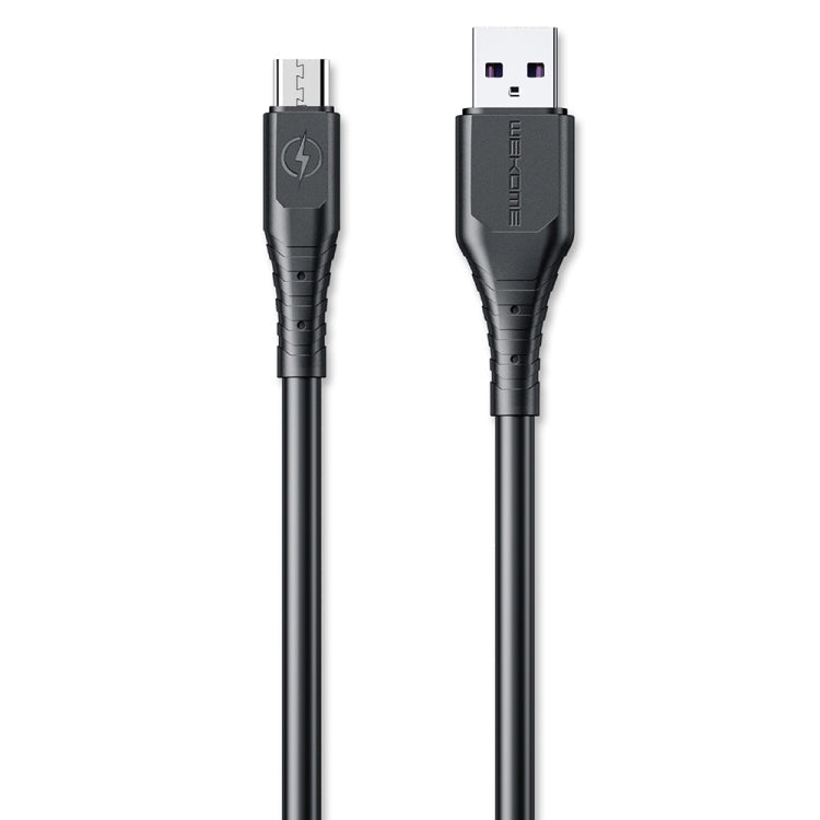 WK WDC-152 6A Micro USB Cable de Carga Rápida del USB longitud: 2m (Negro)
