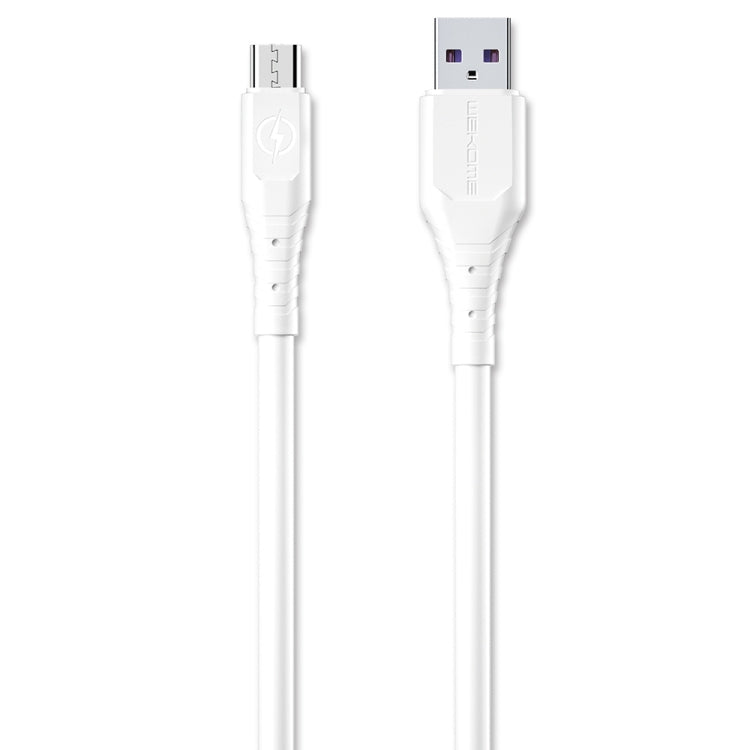 WK WDC-152 6A Micro USB Cable de Carga Rápida del USB longitud: 2m (Blanco)