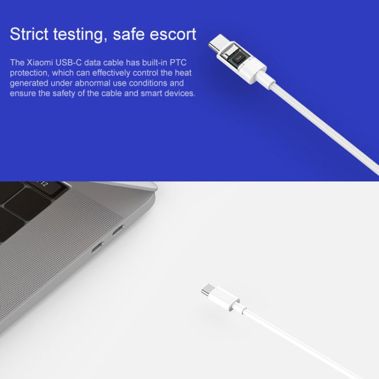Xiaomi USB Original a USB-C / TYPE-C Cable de Datos Versión normal longitud del Cable: 1m (Blanco)