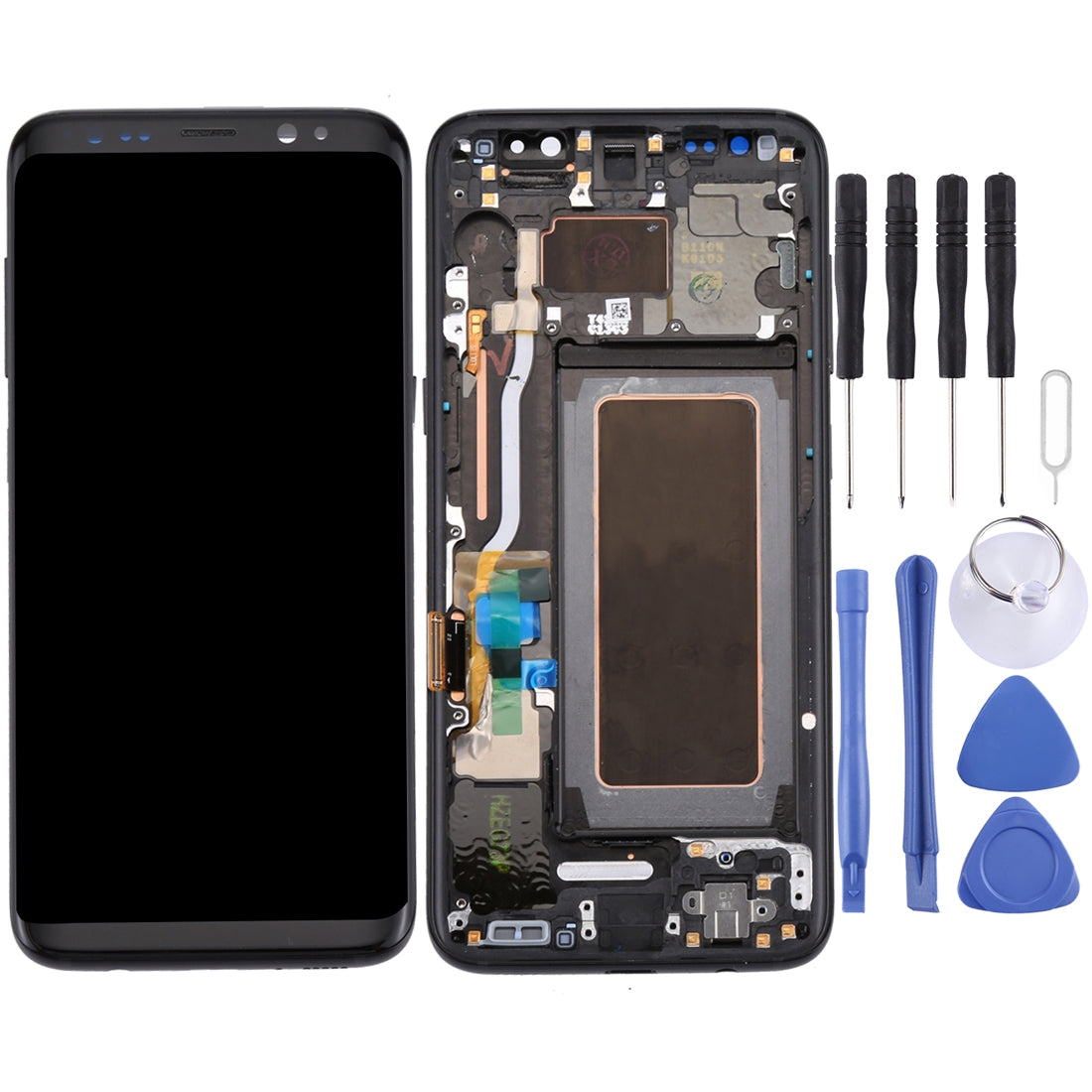 Pantalla Completa LCD + Tactil + Marco Samsung Galaxy S8 G950 Negro