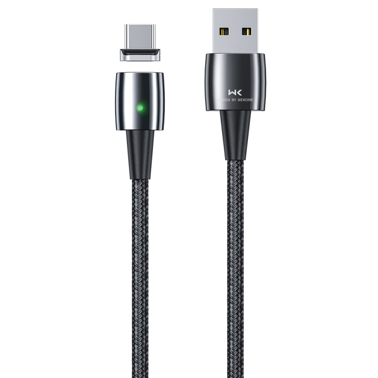 WK WDC-165A 3A Type-C / USB-C Magnetic attraction Charging Data Cable length: 1m