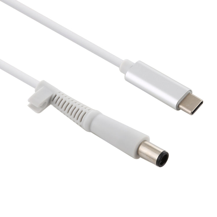 USB-C Type-C a 7.4x0.6 mm Cable de Carga de Alimentación Para Portátil Para HP Longitud del Cable: aProximadamente 1.5 m (Blanco)