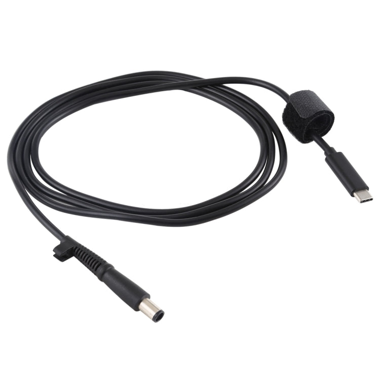USB-C Type-C a 7.4x0.6 mm Cable de Carga de Alimentación Para Portátil Longitud del Cable: aProximadamente 1.5 m (Negro)