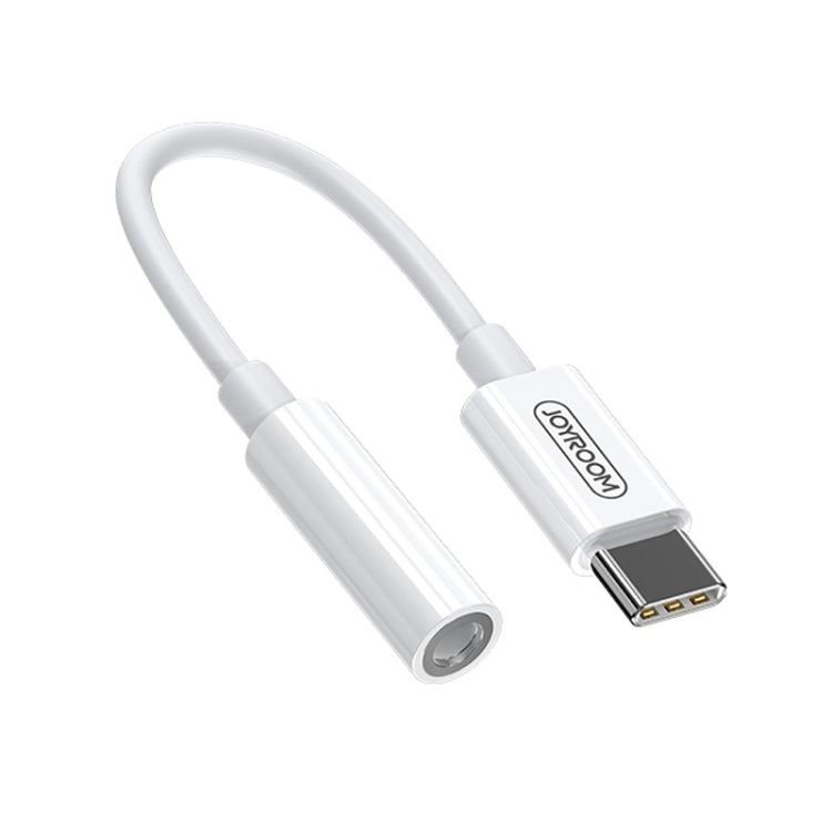 Joyroom SH-C1 Type-C / USB-C to 3.5mm Digital Audio Converter Adapter (White)