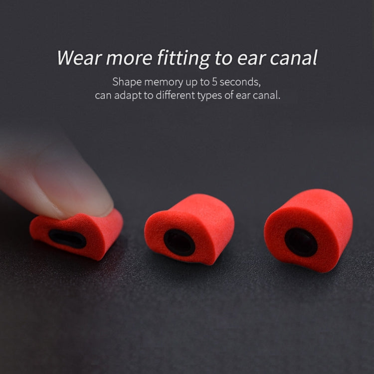 KZ 6 PCS Sound Isolating Noise Canceling Memory Foam Earbuds Kit for All In-Ear Headphones Size: LM and S