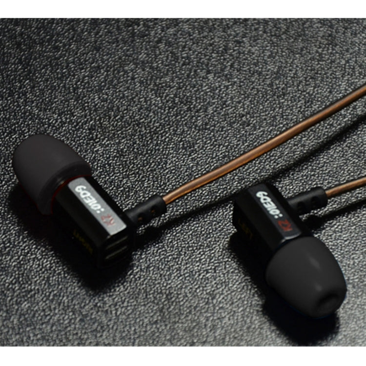 Une paire d'embouts en mousse à mémoire de forme souple KZ pour tous les écouteurs intra-auriculaires (noir)