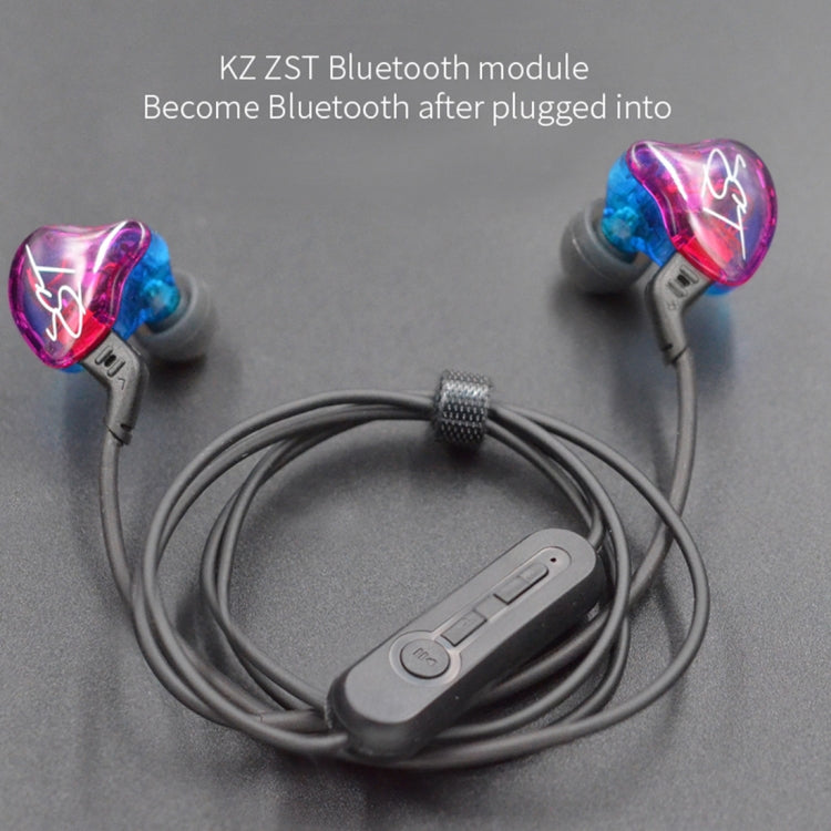 KZ ZST 85cm Bluetooth 4.2 Advanced Wireless Upgrade Module Headphone Cable (Black)