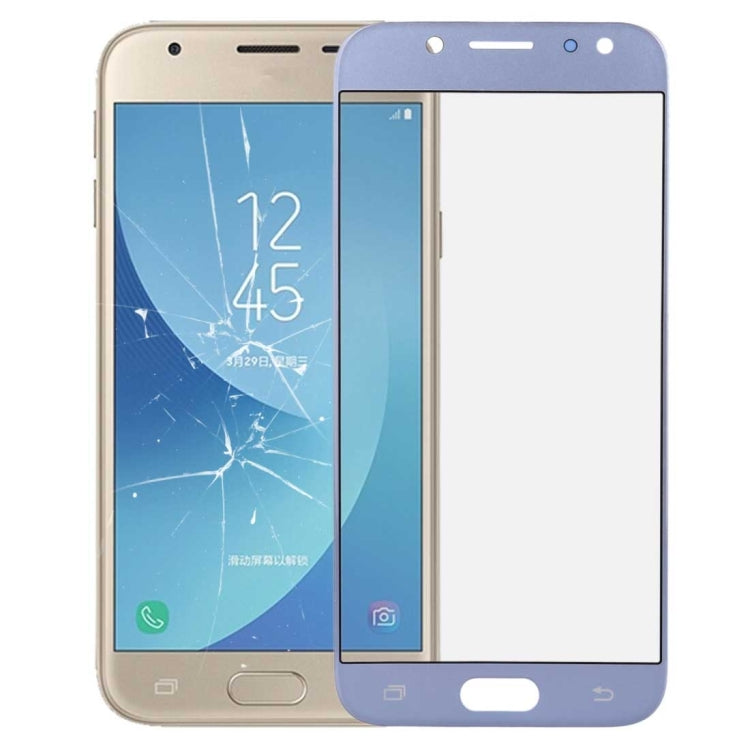Vitre d'écran extérieure pour Samsung Galaxy J3 (2017) / J330 (Bleu)