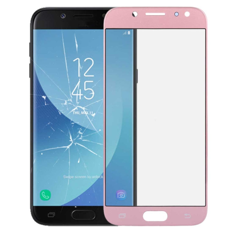Vitre d'écran extérieure pour Samsung Galaxy J5 (2017) / J530 (or rose)