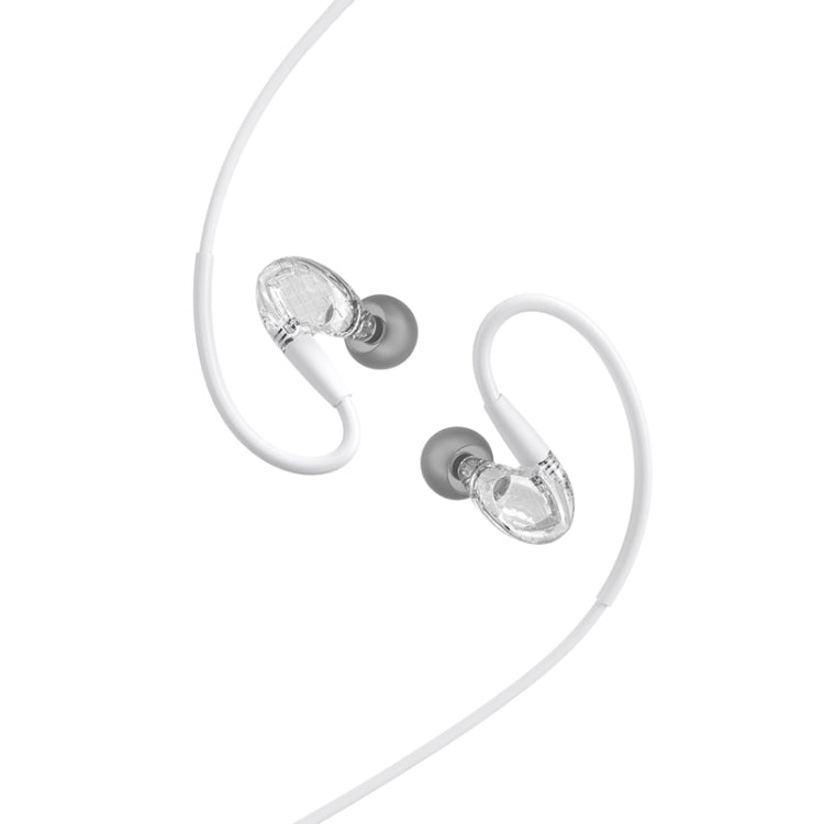 WK Y22 Écouteurs intra-auriculaires filaires 3,5 mm (Blanc)