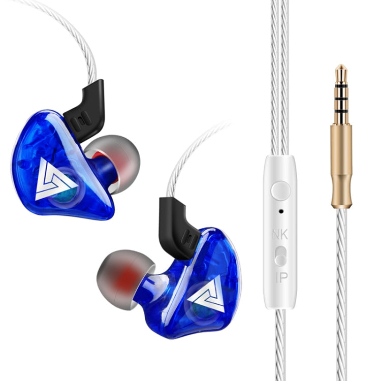 QKZ CK5 HIFI In-ear Star con los mismos Auriculares musicales (Azul)