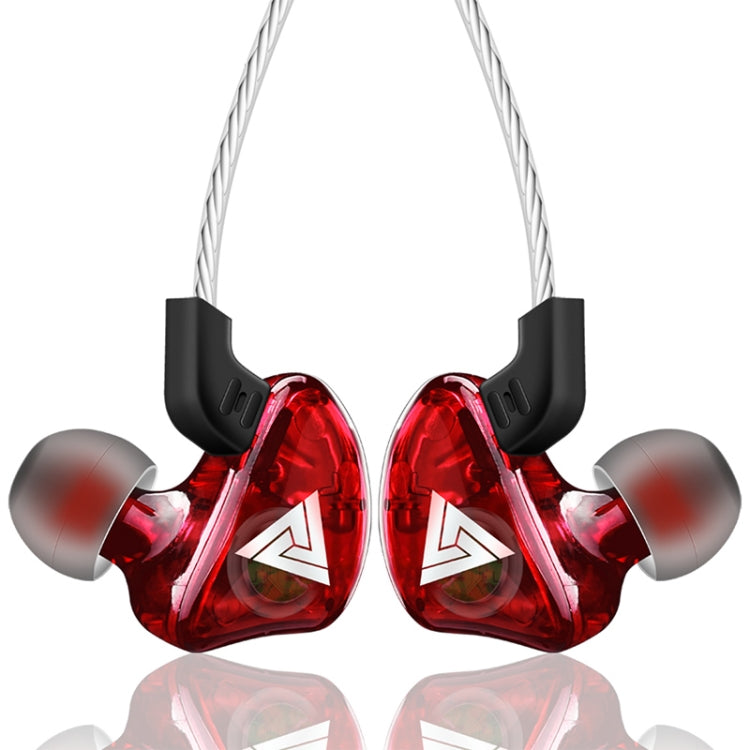 QKZ CK5 HIFI In-ear Star con los mismos Auriculares musicales (Rojo)