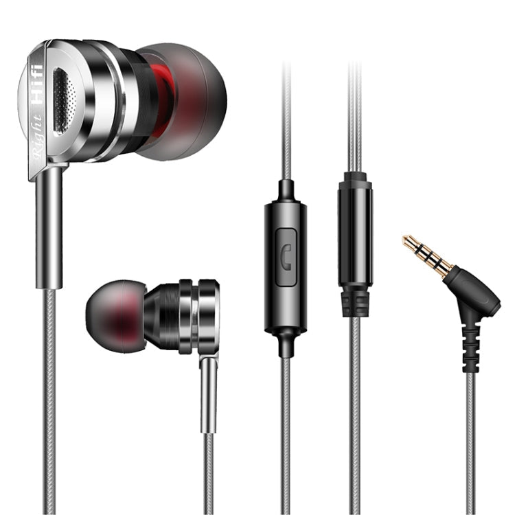 QKZ DM9 High Quality All-metal Sports Music In-Ear Headphones With Microphone Version