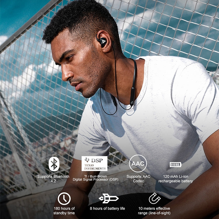 QKZ VK1 VK2 VK6 V80 Bluetooth Headphones Upgrade Line 0.75 Plug and Play Sports Stereo Light Hanging Ears