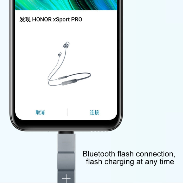 Oreillette Bluetooth magnétique étanche d'origine Huawei HONOR XSPORT PRO AM66 IP55 (gris)