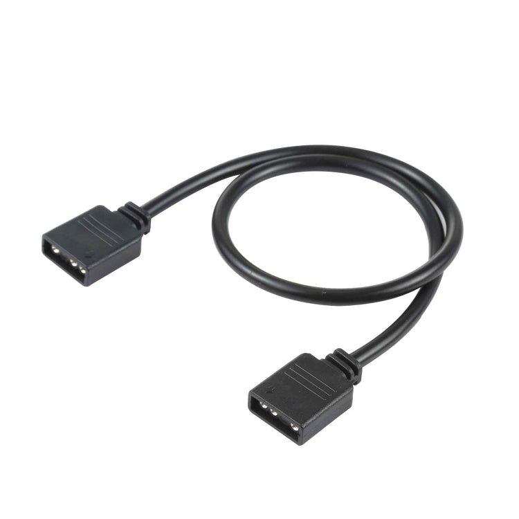 Câble d'extension de refroidissement 3 broches 5 V PC AURA RGB pour ASUS Longueur : 30 cm (noir)