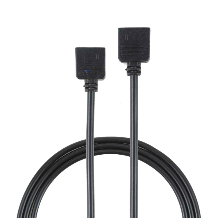 Cable de extensión de enfriamiento de 3 pines 5V PC AURA RGB Para ASUS Longitud: 30 cm (Negro)