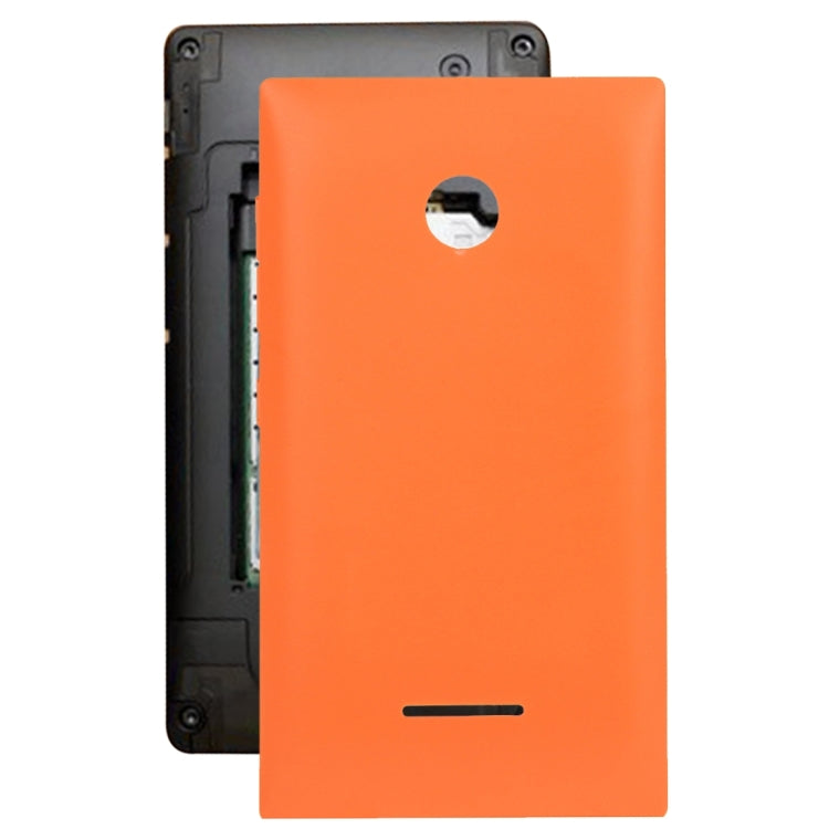 Cache batterie arrière pour Microsoft Lumia 435 (Orange)