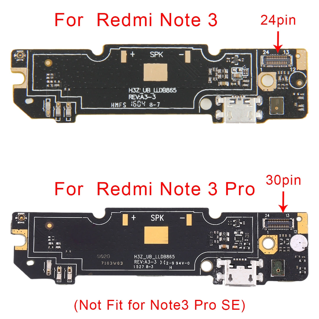 Flex Dock Chargement Données USB Xiaomi Redmi Note 3