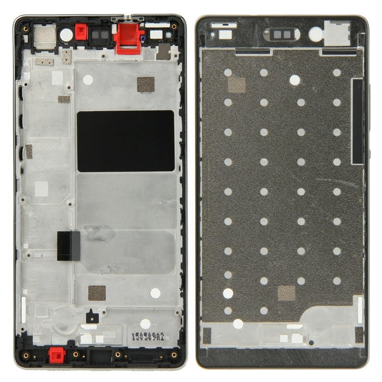 Plaque de lunette du cadre LCD du boîtier avant du Huawei P8 Lite (noir)