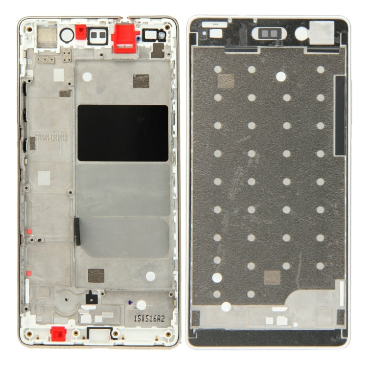 Huawei P8 Lite Placa de Bisel de Marco LCD de Carcasa Frontal (dorado)