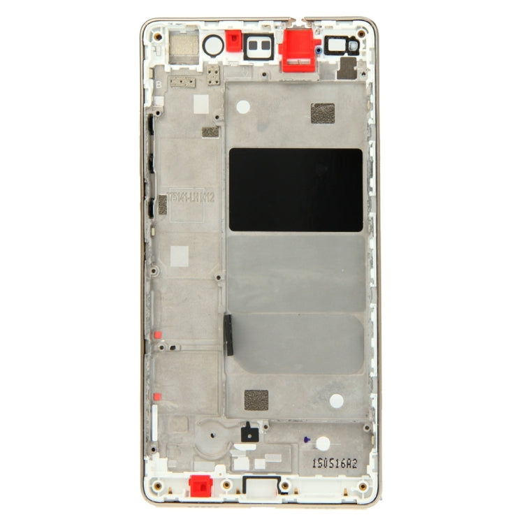 Huawei P8 Lite Placa de Bisel de Marco LCD de Carcasa Frontal (dorado)