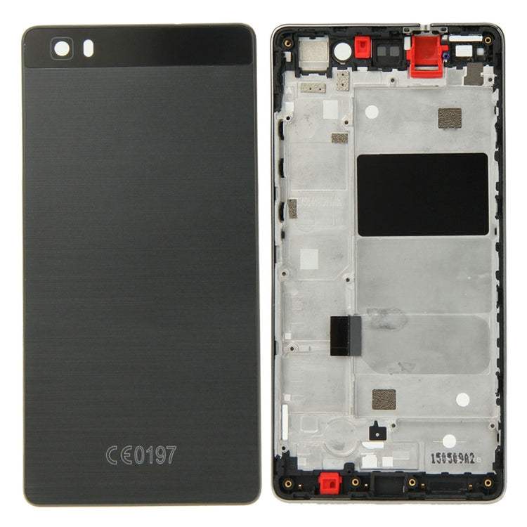 Huawei P8 Lite Full Housing Cover (Front Housing LCD Frame Bezel Plate + Back Battery Cover) (Black)