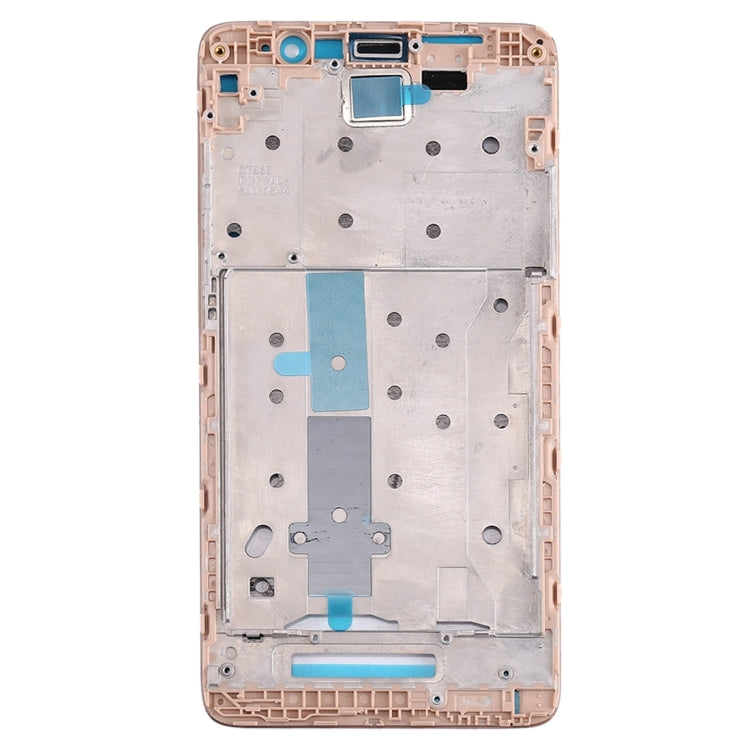 Placa de Bisel de Marco LCD de Carcasa Frontal Para Xiaomi Redmi Note 3 (Dorado)