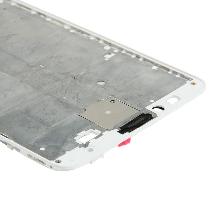 Plaque de lunette du cadre LCD du boîtier avant du Huawei Ascend Mate 7 (blanc)