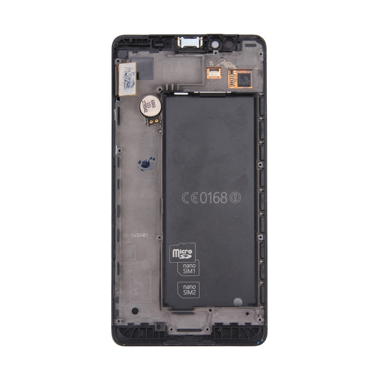 Complete LCD Screen and Digitizer Assembly with Frame for Microsoft Lumia 950 (Black)