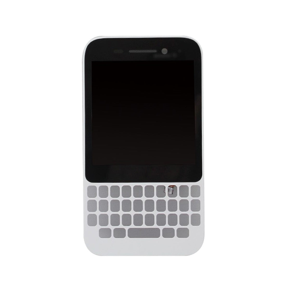 Ecran Complet LCD + Tactile + Châssis BlackBerry Q5 Blanc