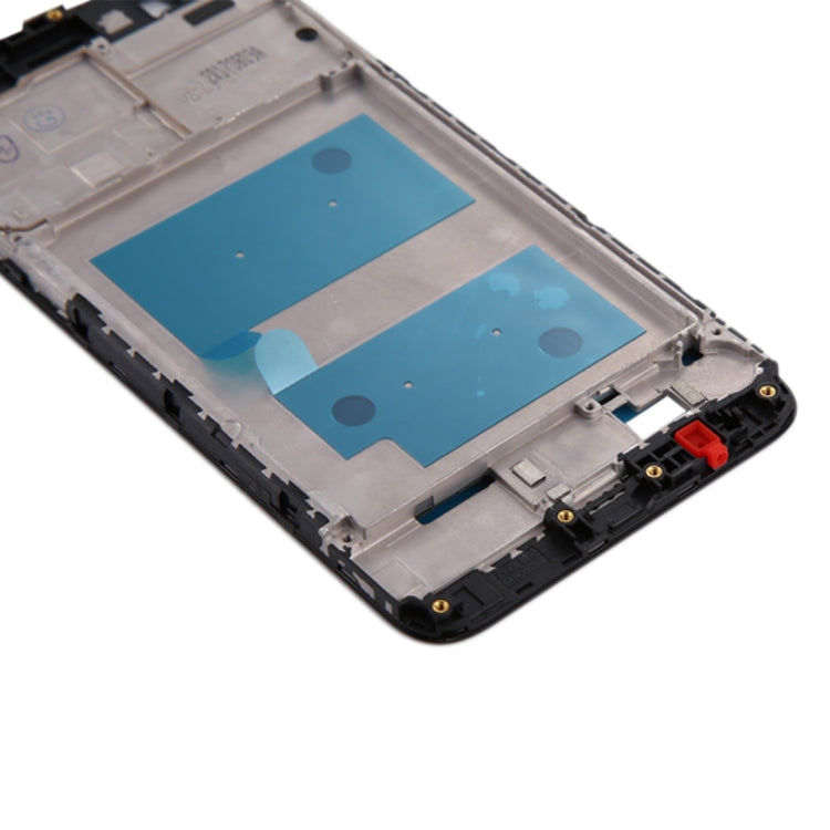 Huawei Enjoy 7 Placa de Bisel de Marco LCD de Carcasa Frontal (Negro)
