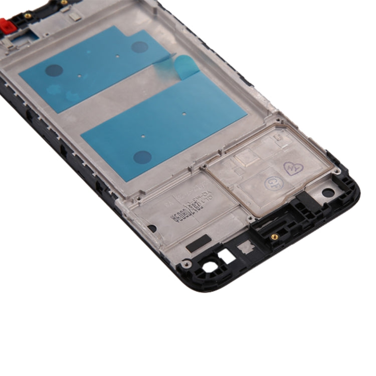 Huawei Enjoy 7 Placa de Bisel de Marco LCD de Carcasa Frontal (Negro)
