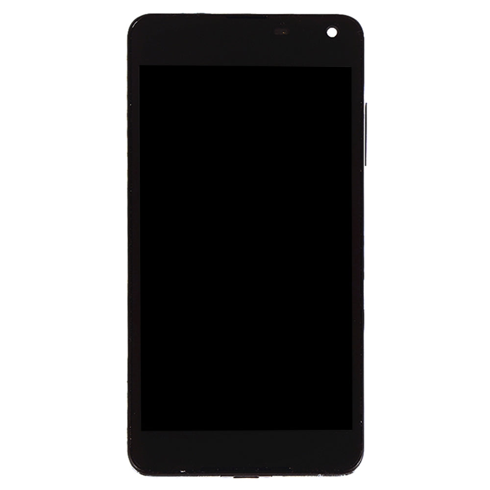 Ecran Complet LCD + Tactile + Châssis Microsoft Lumia 650 Noir