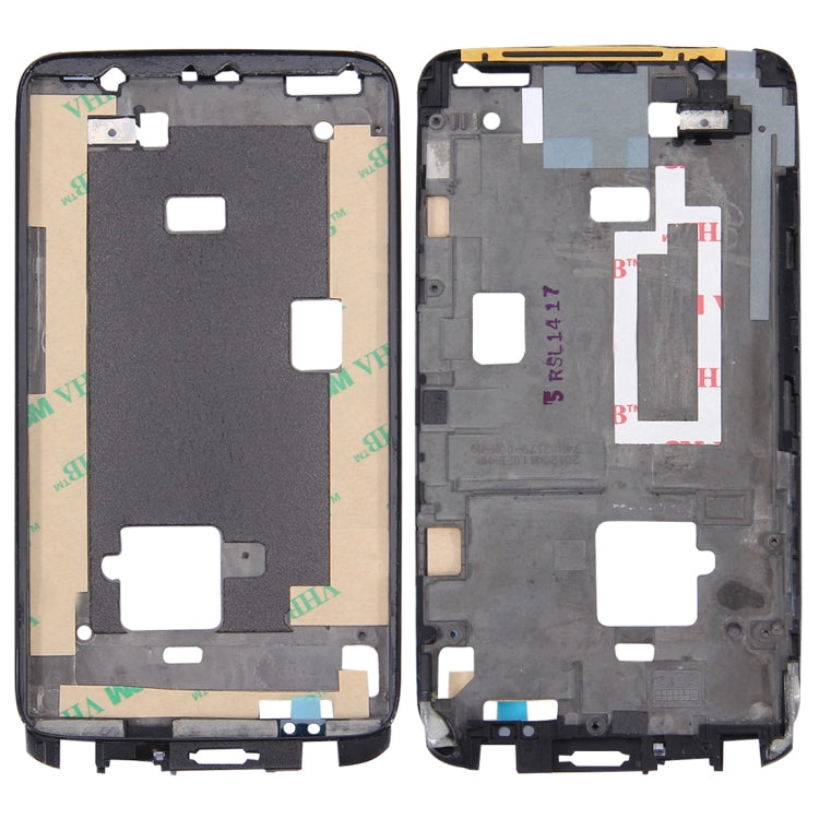 Placa de Bisel de Marco LCD de Carcasa Frontal Para HTC One X (Negro)