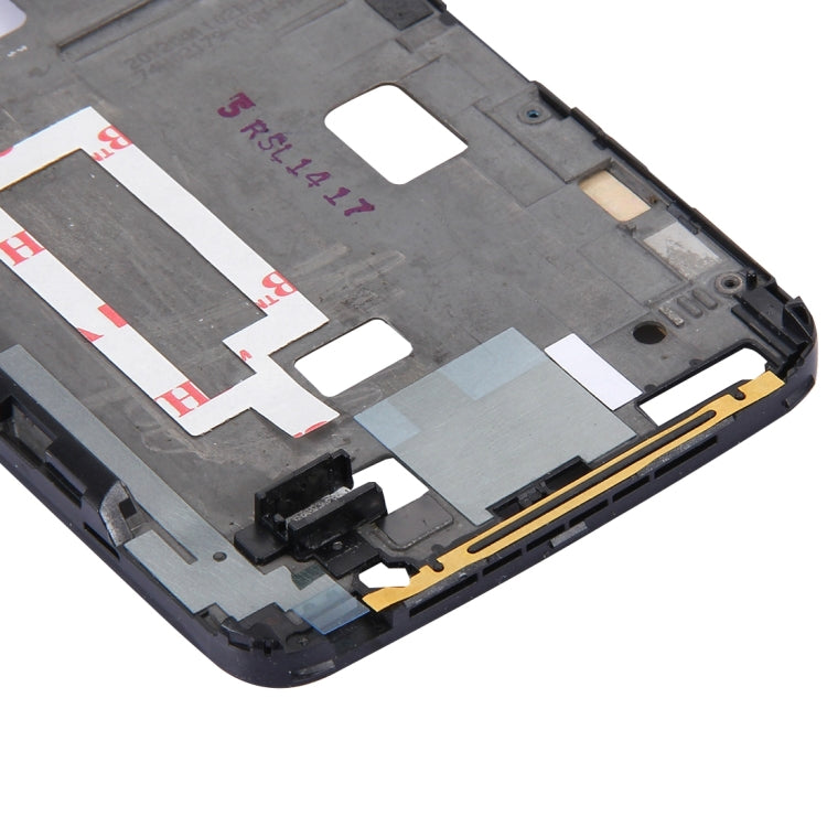 Placa de Bisel de Marco LCD de Carcasa Frontal Para HTC One X (Negro)