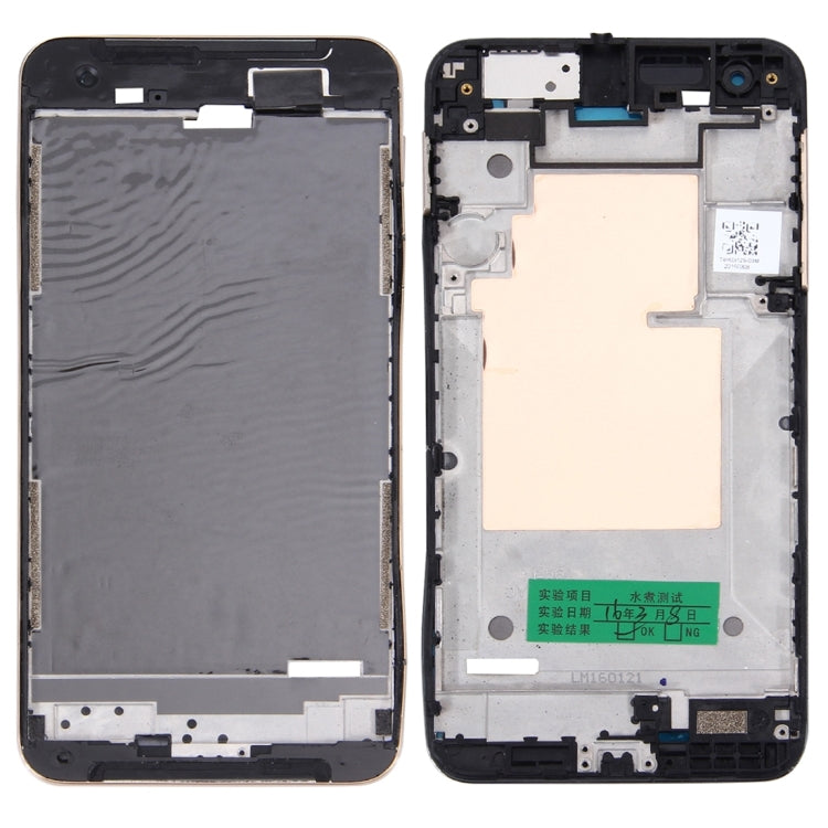 Placa de Bisel de Marco LCD de Carcasa Frontal Para HTC One X9 (Dorado)