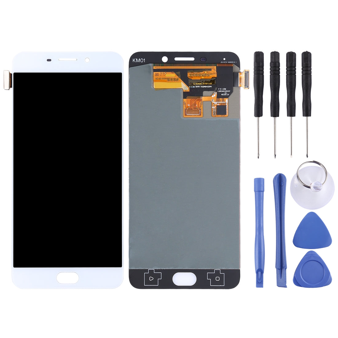 LCD Screen + Touch Digitizer (Oled Version) Oppo R9 White